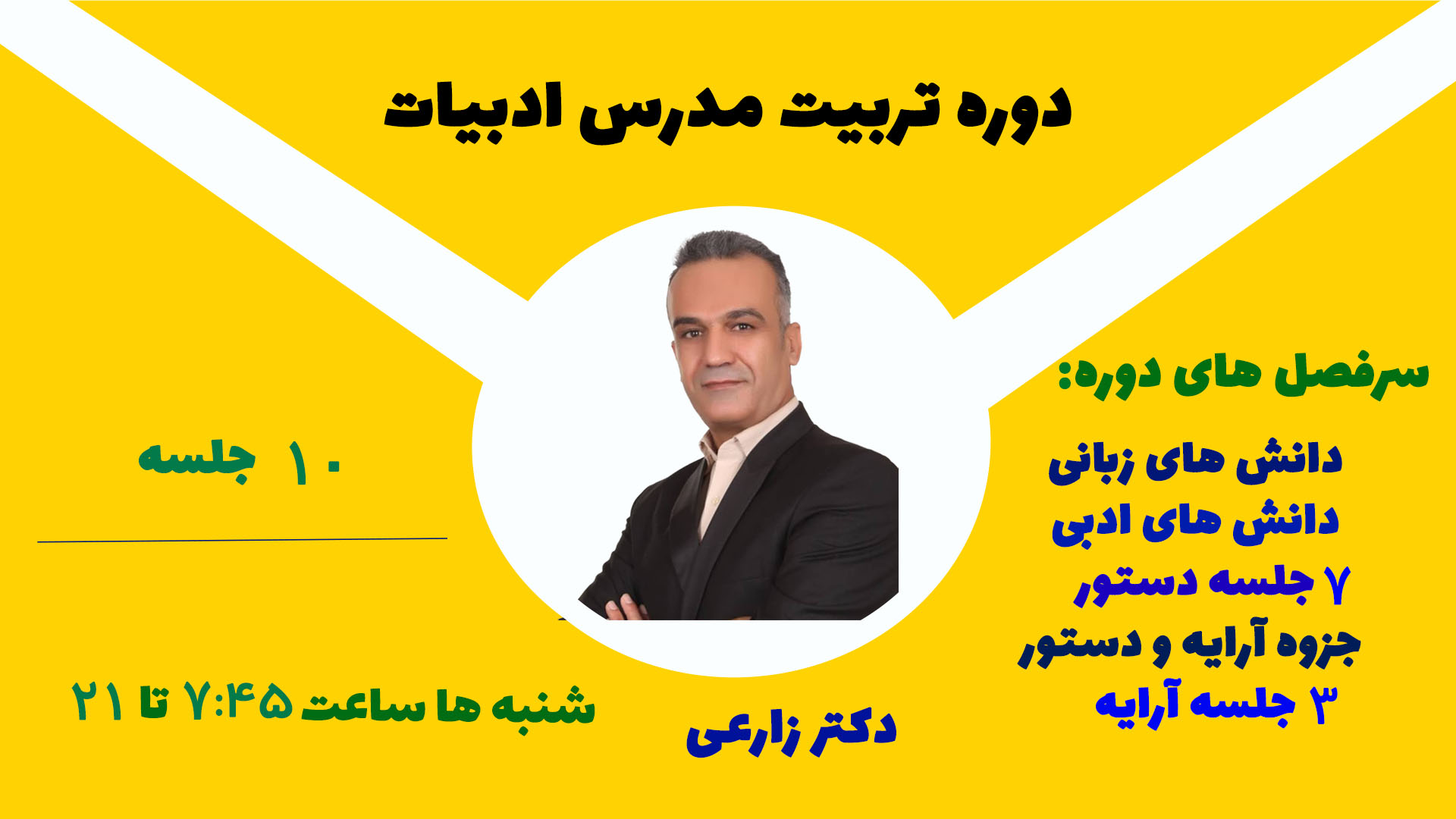 دوره جامع آموزش تربیت مدرس ادبیات